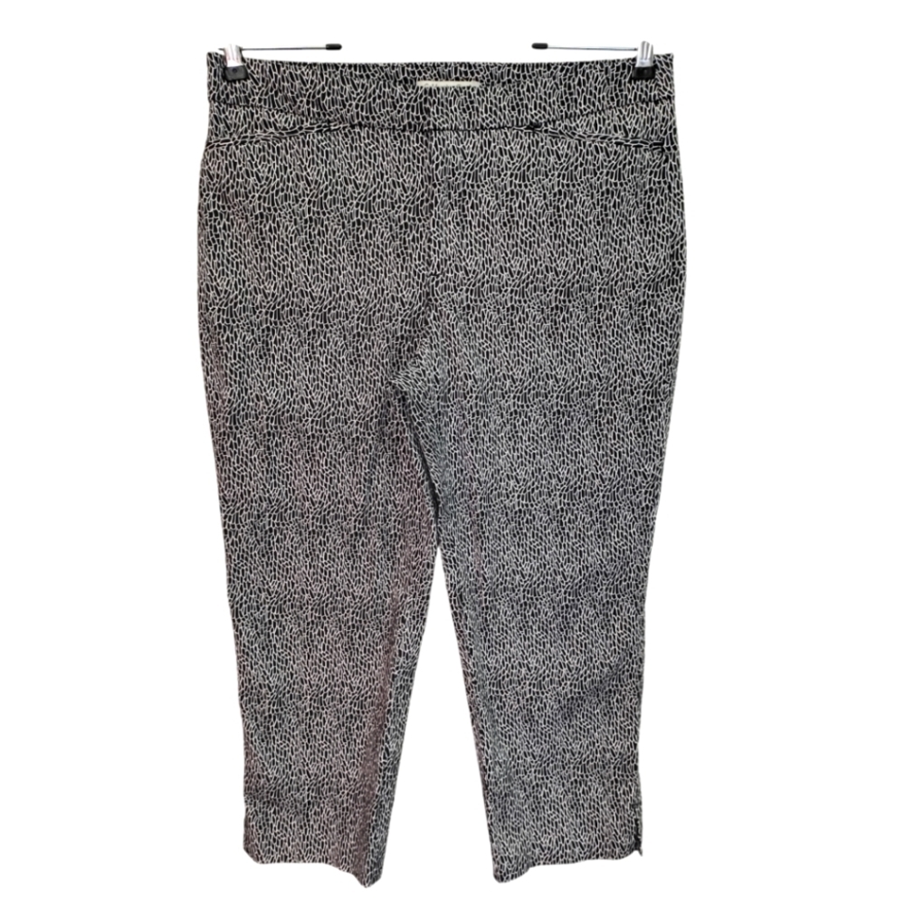 Coldwater Creek Black & White Natural Fit Capri Pants
